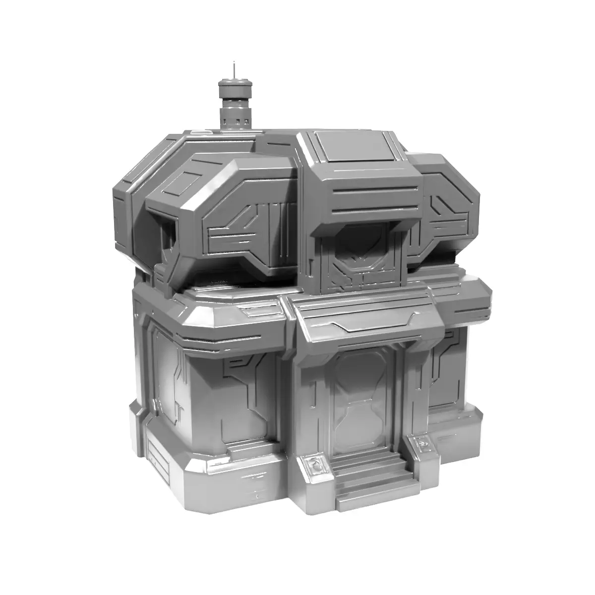 Sci-Fi House 3D print model