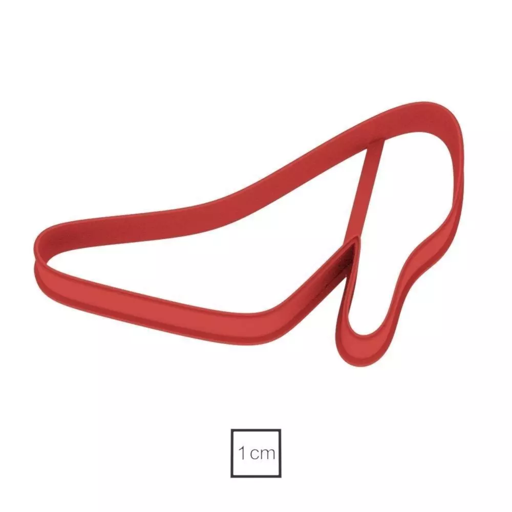 High heel pump cookie cutter for professional  Free 3D print model_0