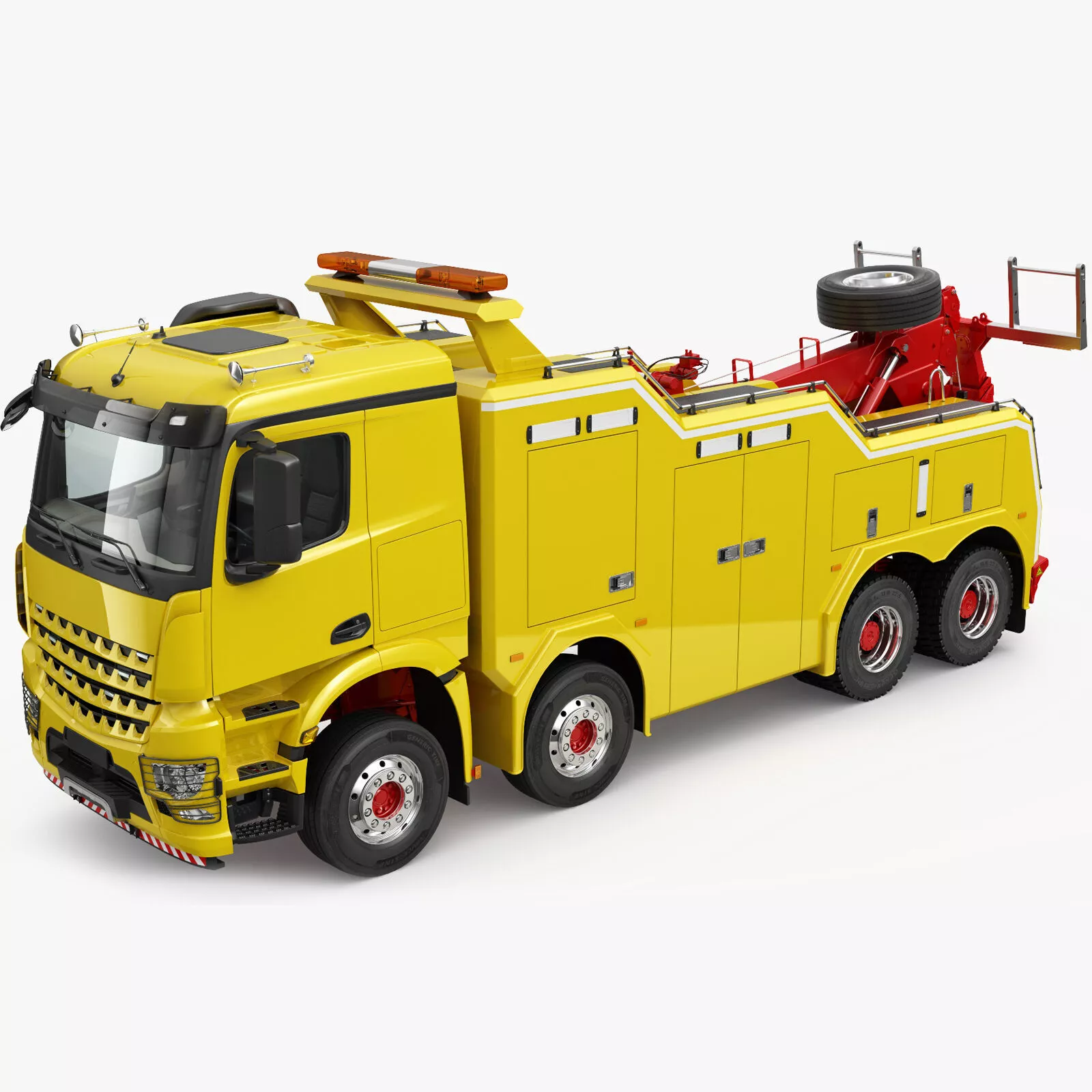 Tow Truck Europe 8X4 3D model