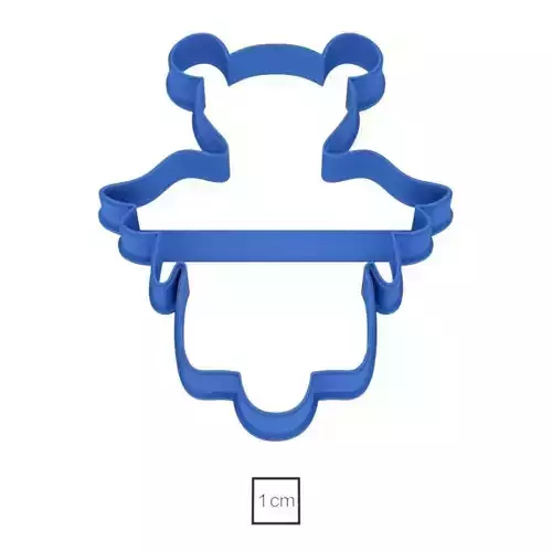 Angel number 7 cookie cutter for professional 