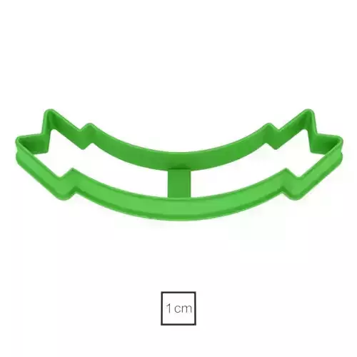 Greeting ribbon Professional cookie cutter