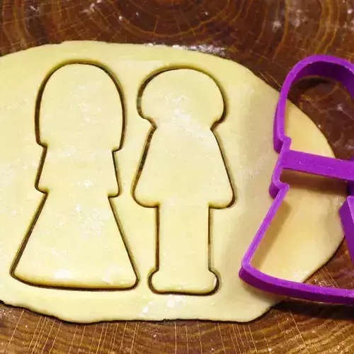 Wedding couple Cookie cutter for professional 