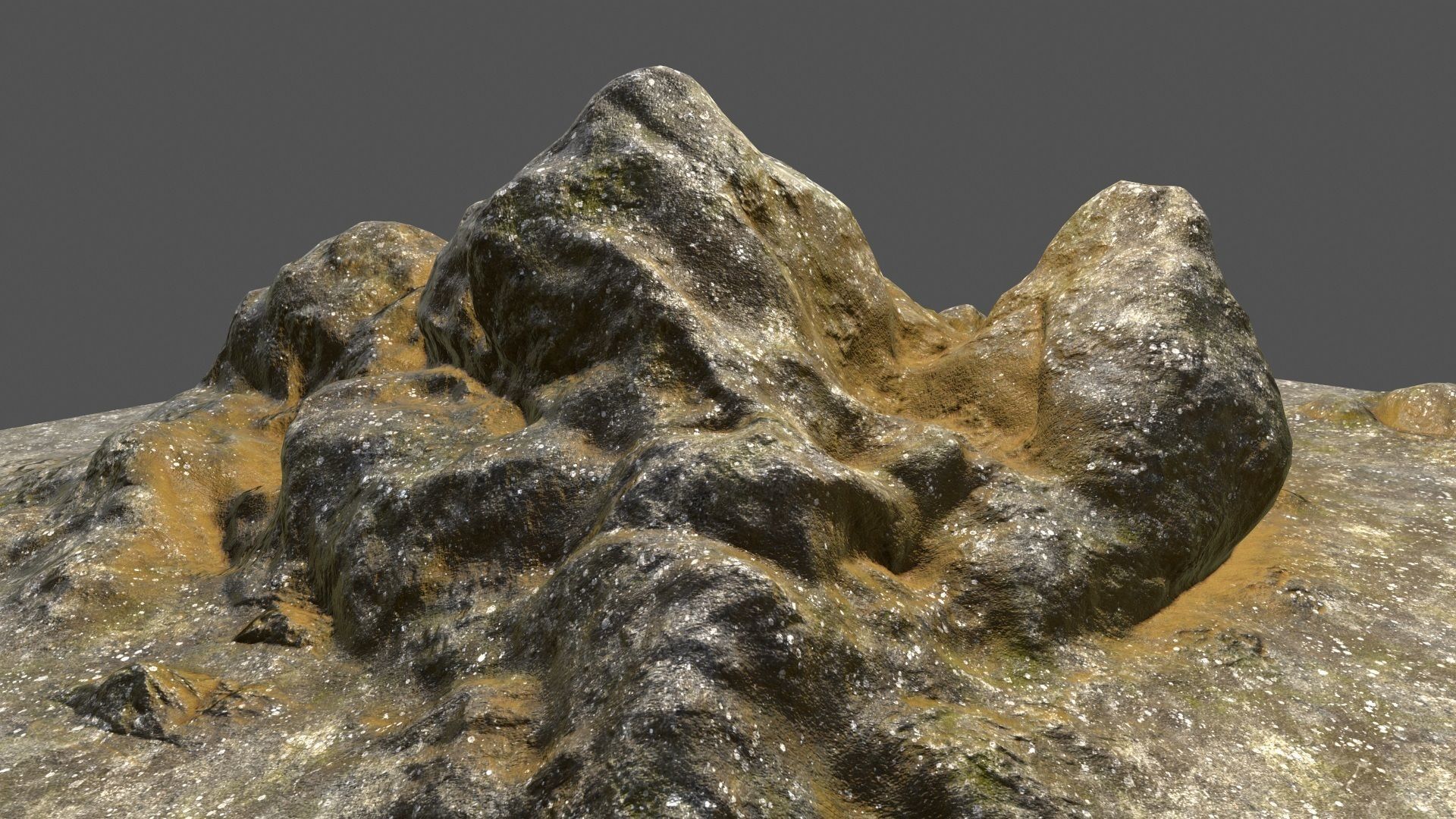 Rock Low-poly 3D model_20