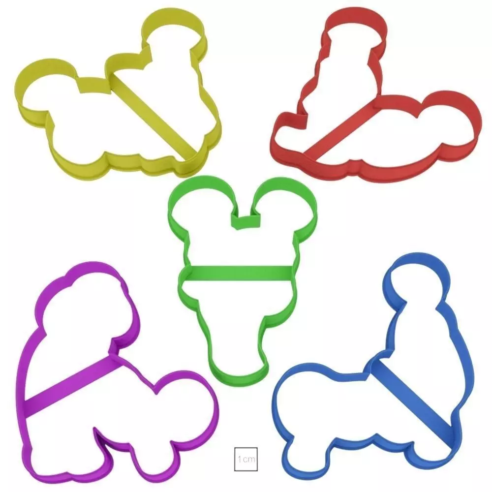 Kamasutra set of professional cookie cutters Free 3D print model_0