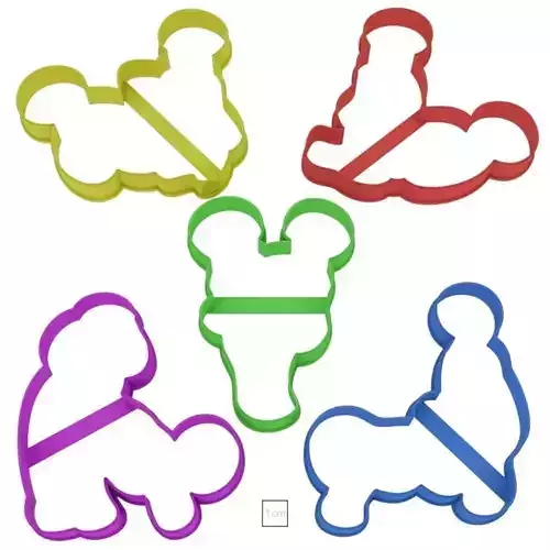 Kamasutra set of professional cookie cutters