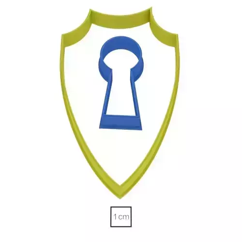 Set Keyhole professional cookie cutters Free 3D print model