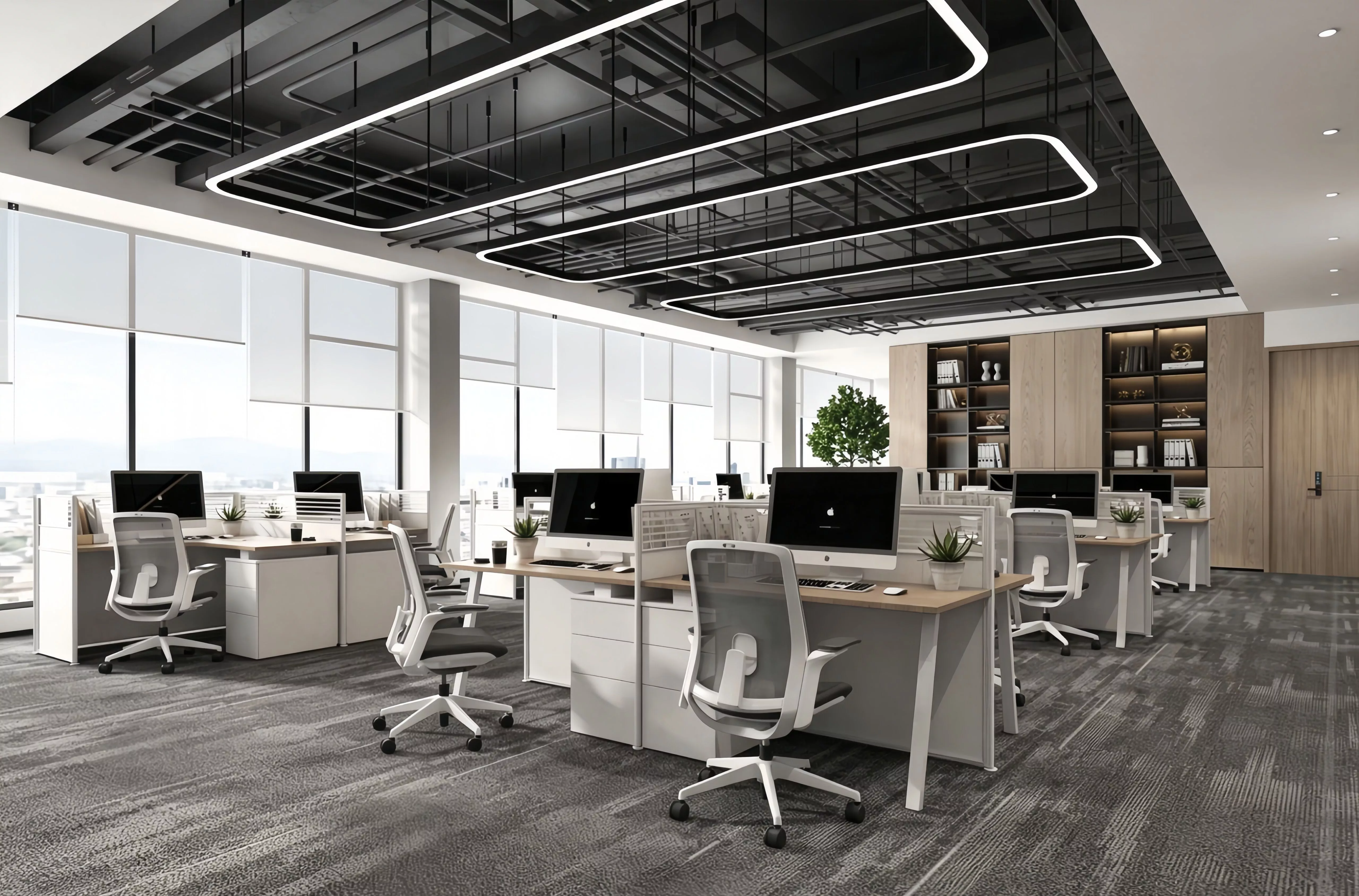 Modern office space 3D model