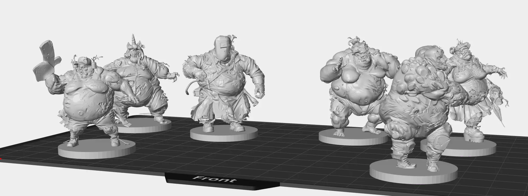 Promo Fatty set 3D print model