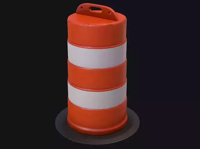 Traffic Drum Game Ready PBR