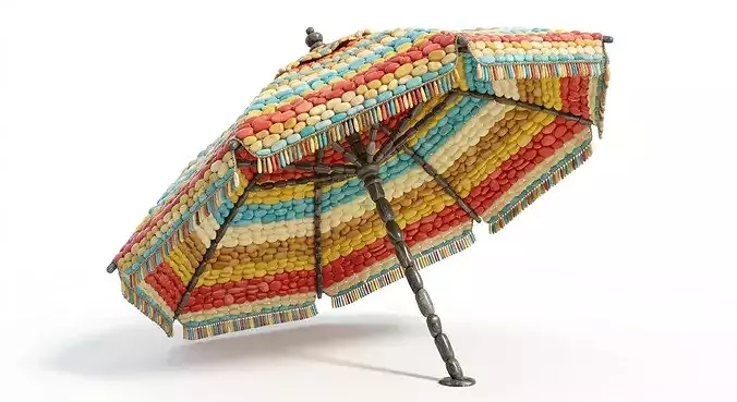 Beach Umbrella 3D Model