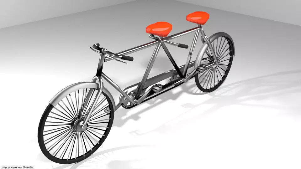 Bicycle - Cruiser 3D model_0