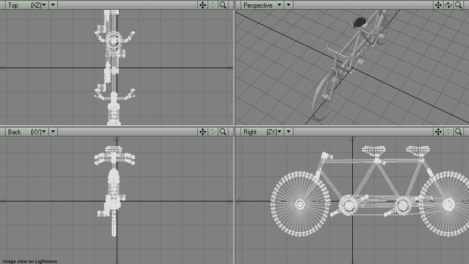 Bicycle - Cruiser 3D model_4