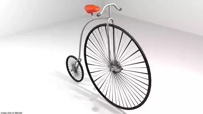 Bicycle - Vintage 3D model