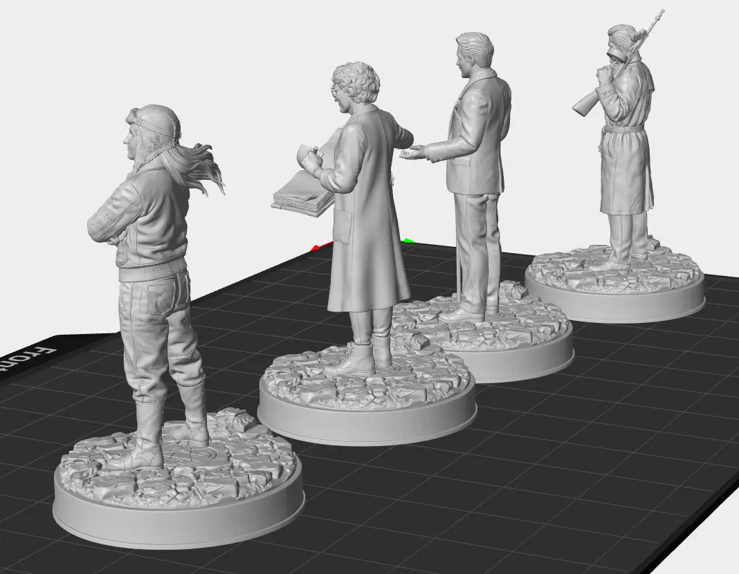 Secrets of the Order An Arkham Horror Miniature Set 3D print model