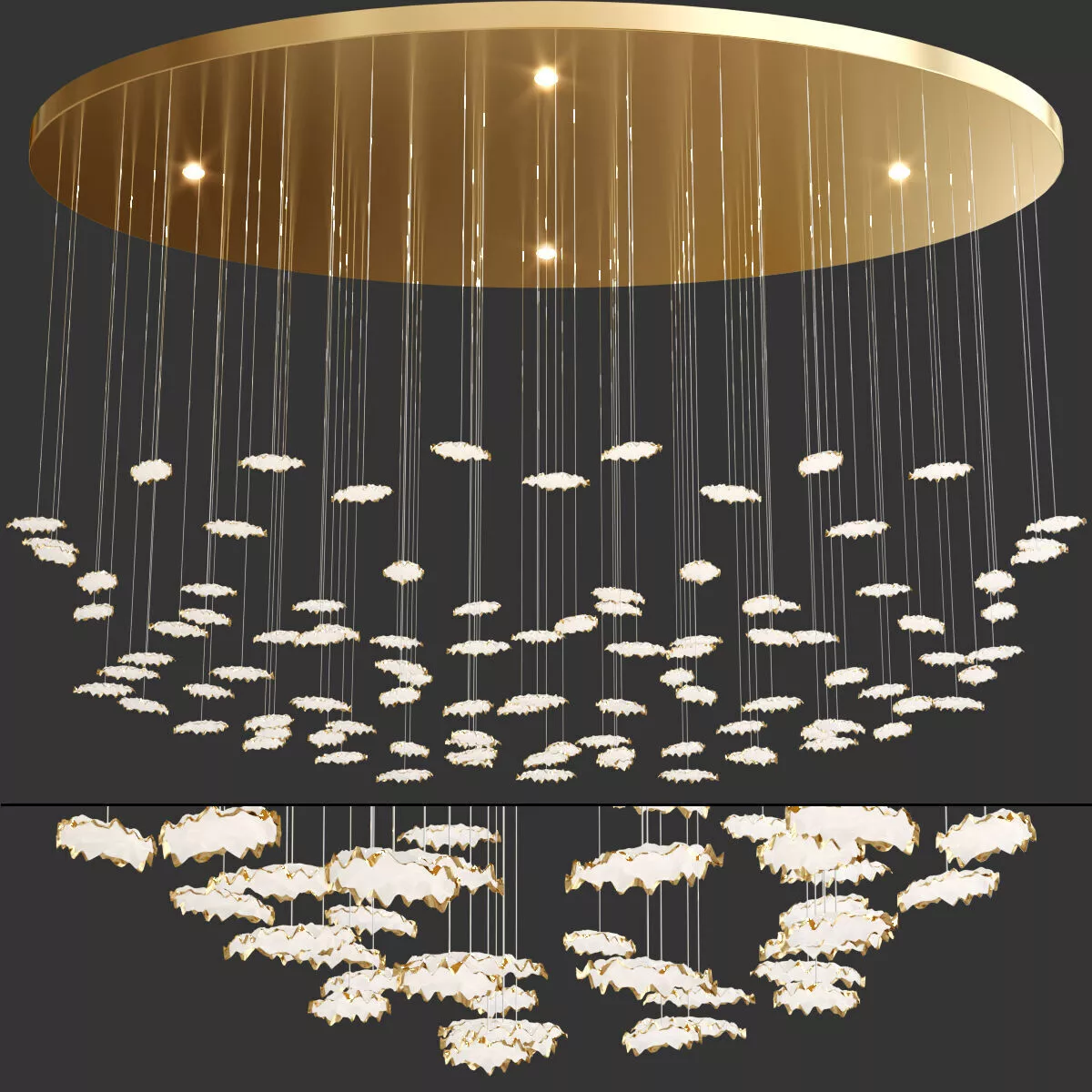 LEAF FALL LARGE ELLIPSE By Haberdashery 3D model