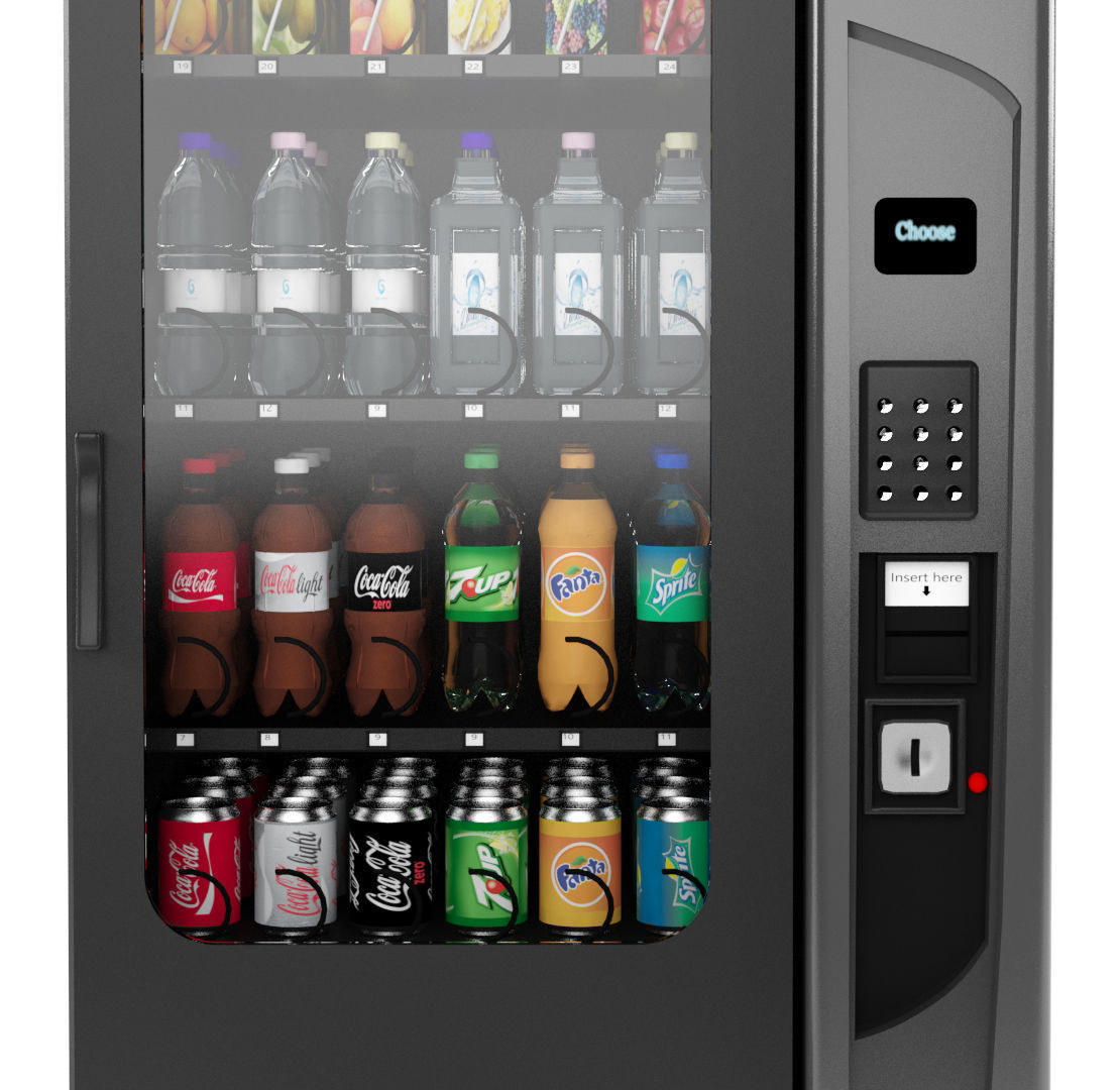Vending Machine 27 slots 3D model_3