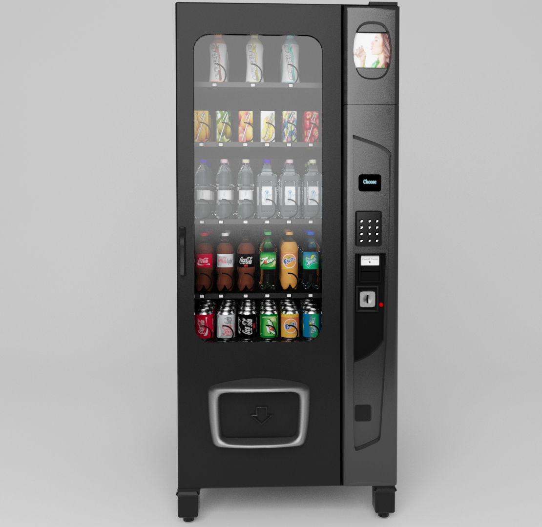 Vending Machine 27 slots 3D model_1