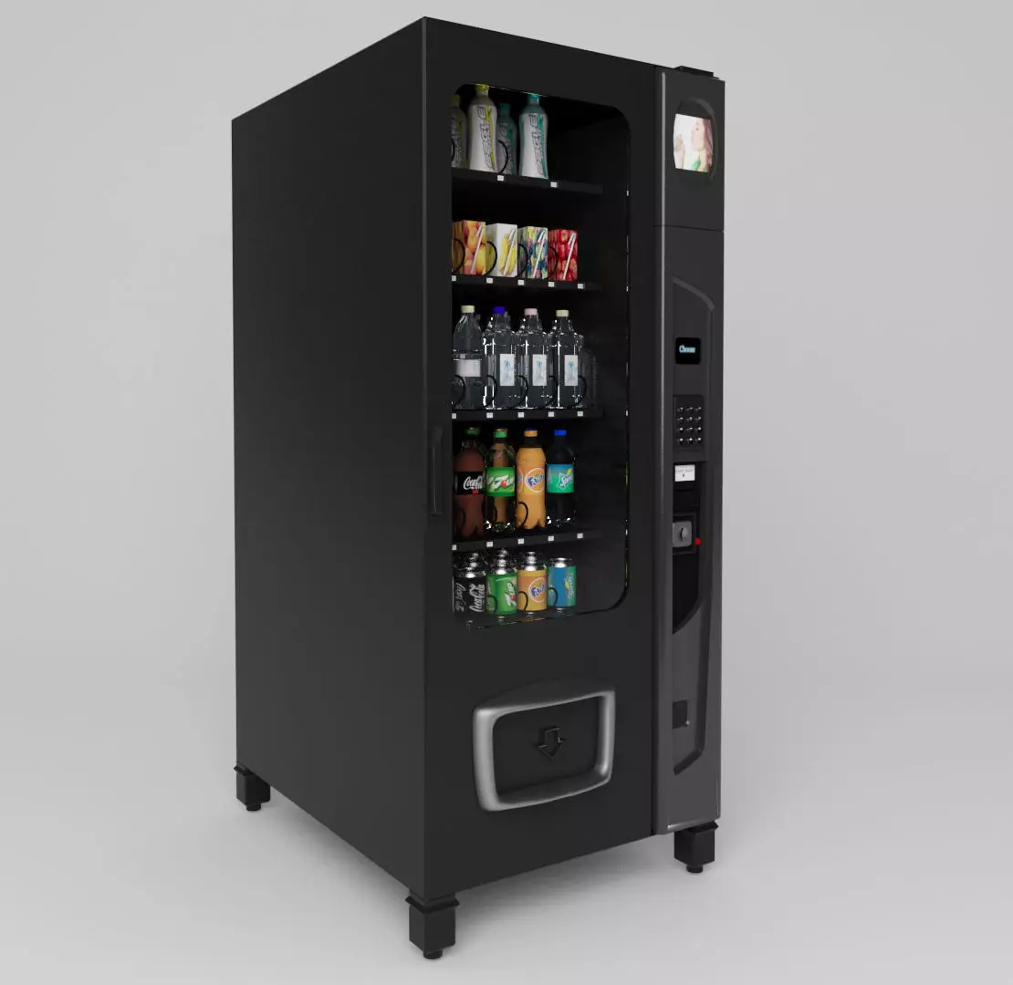 Vending Machine 27 slots 3D model_0
