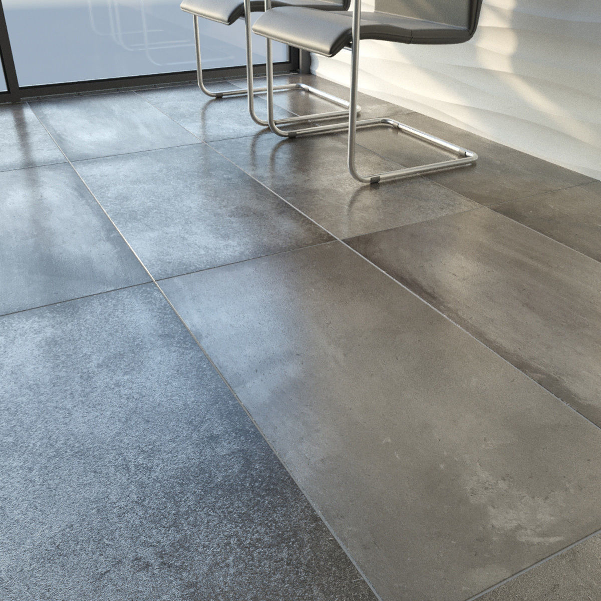 Oneker Tile Set 3D model_5