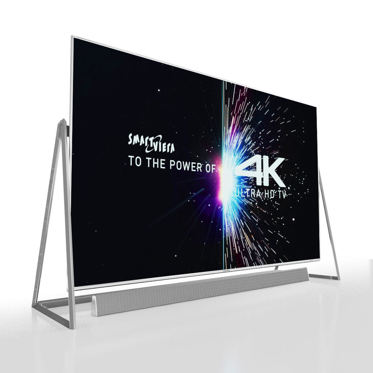  Panasonic TV TX-50DX802  Low-poly 3D model_2