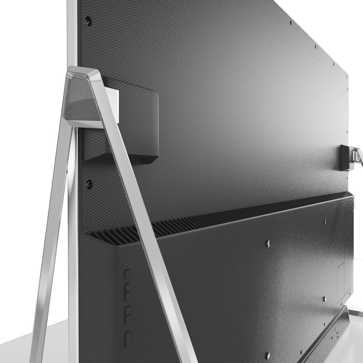  Panasonic TV TX-50DX802  Low-poly 3D model_1