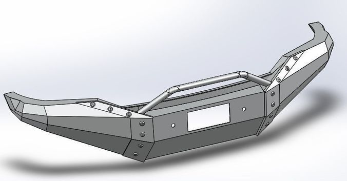 Tundra Front Bumper  3D model