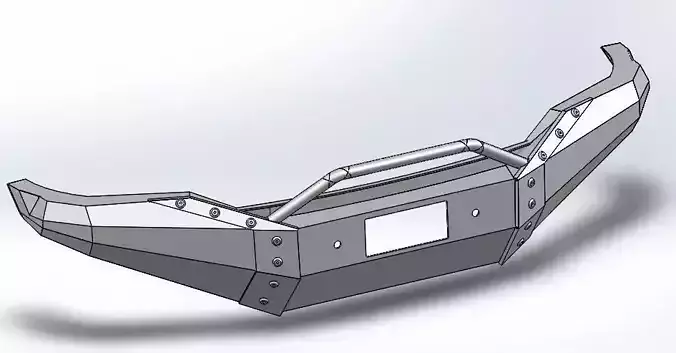 Tundra Front Bumper  3D model