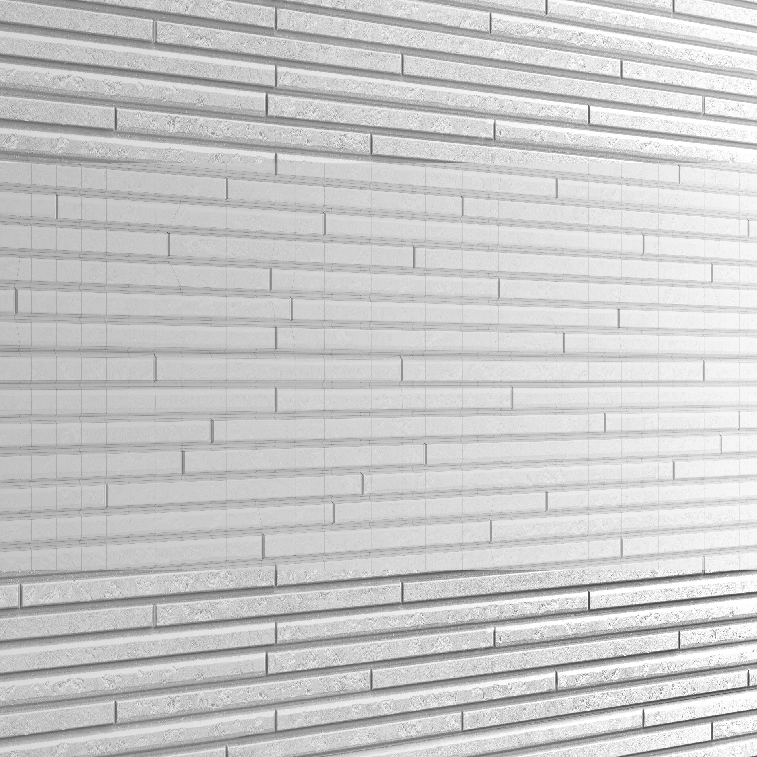 Seamless Stone Wall 2 3D model_6