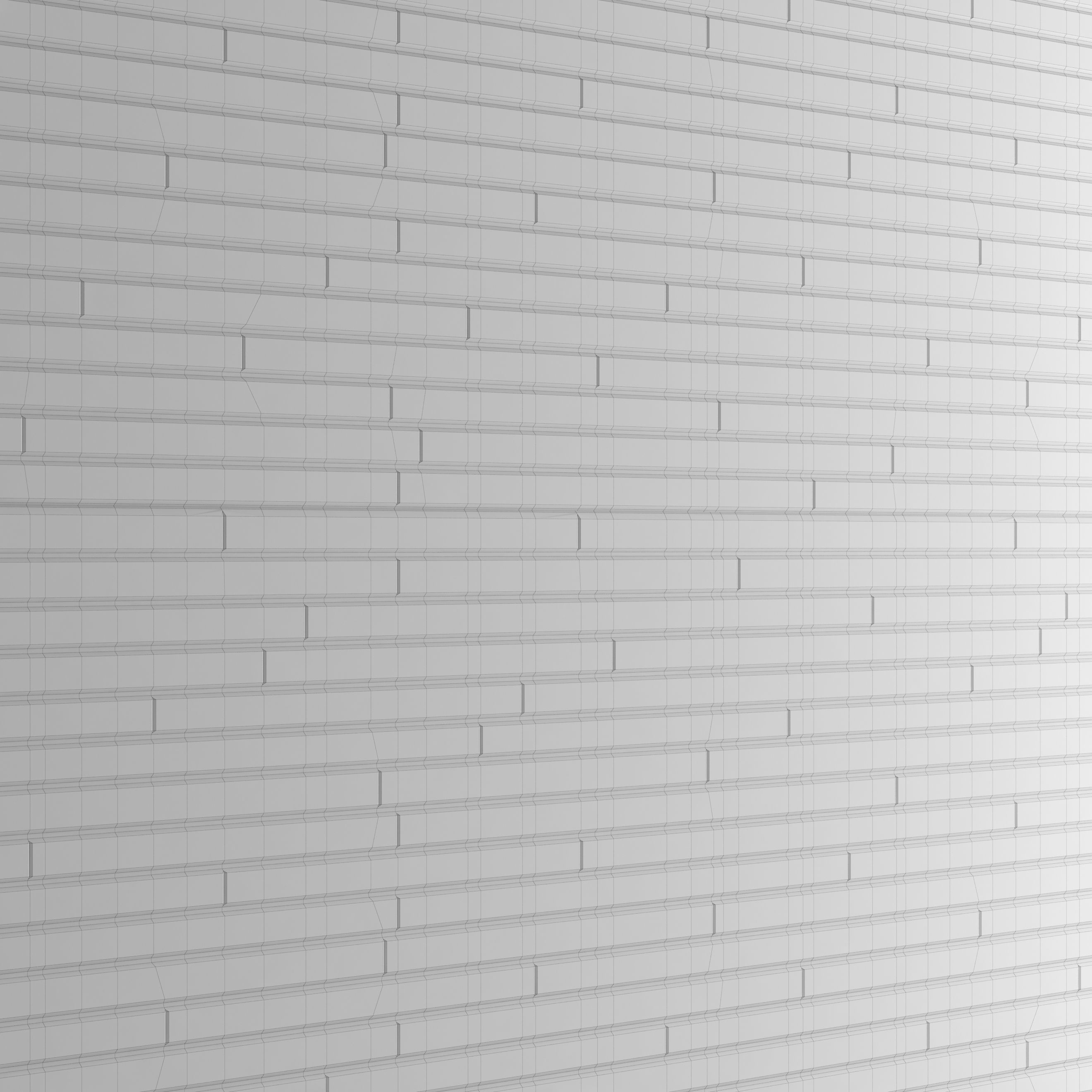 Seamless Stone Wall 2 3D model_3