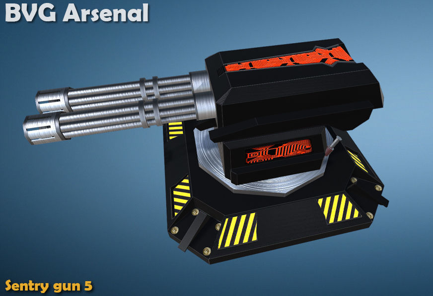 Sentinel collection - HQ Low-poly 3D model_22