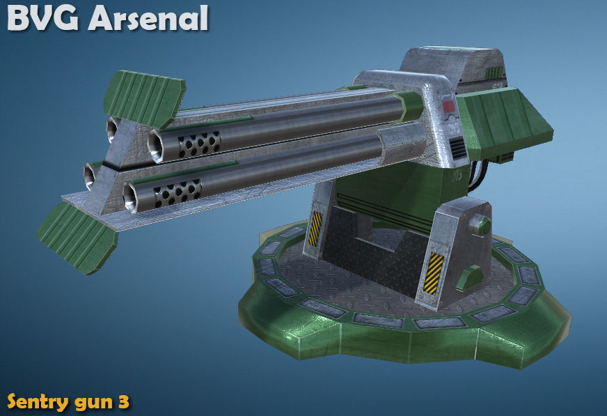 Sentinel collection - HQ Low-poly 3D model_6