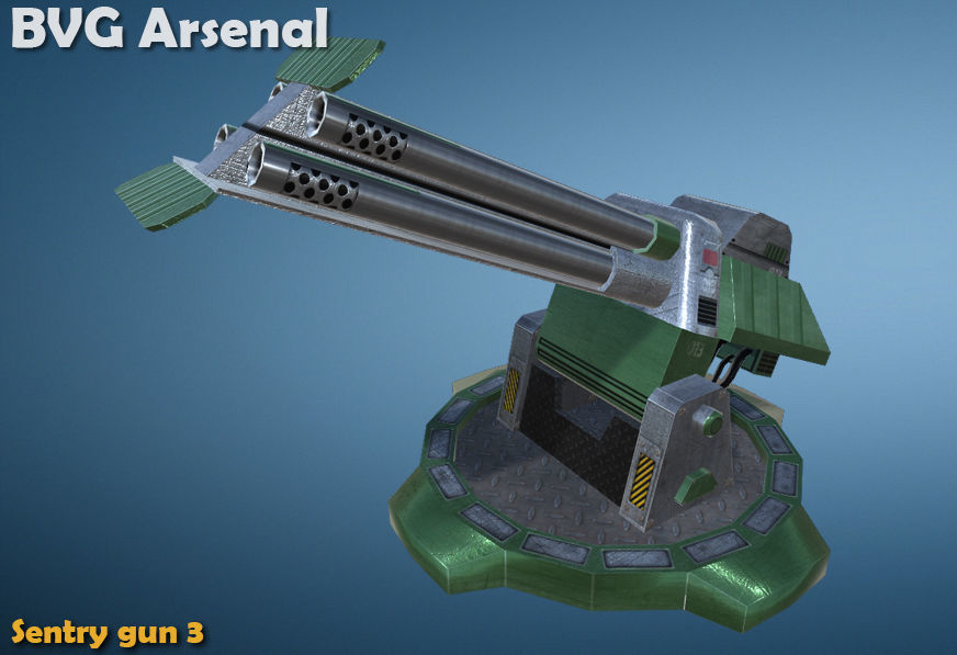 Sentinel collection - HQ Low-poly 3D model_10