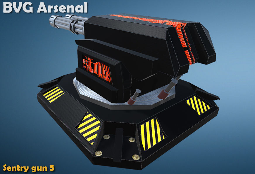 Sentinel collection - HQ Low-poly 3D model_21