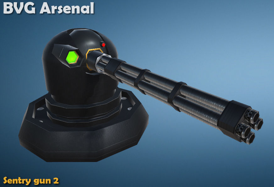 Sentinel collection - HQ Low-poly 3D model_3