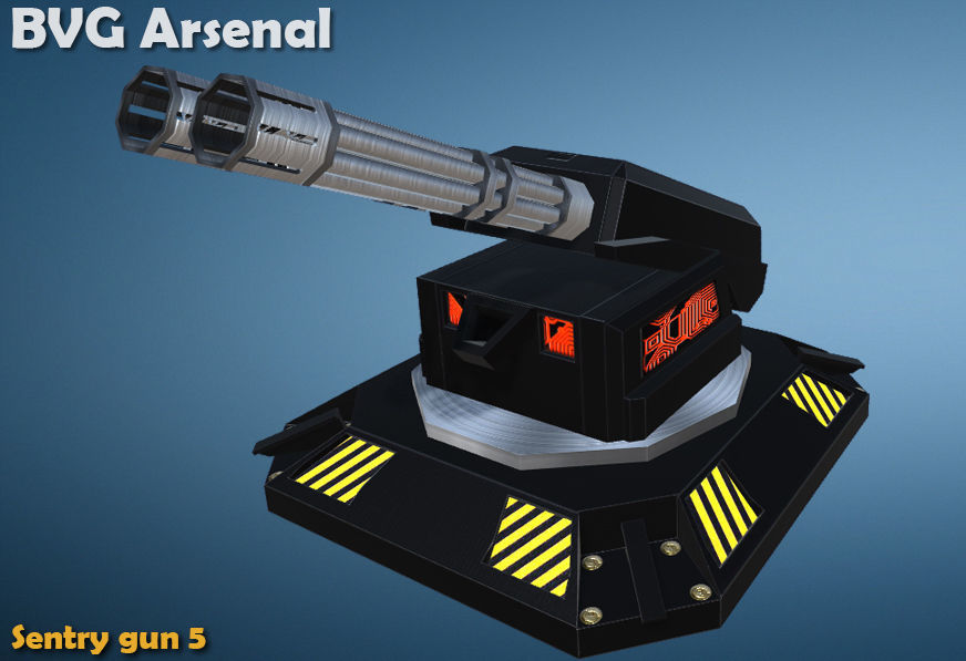 Sentinel collection - HQ Low-poly 3D model_17