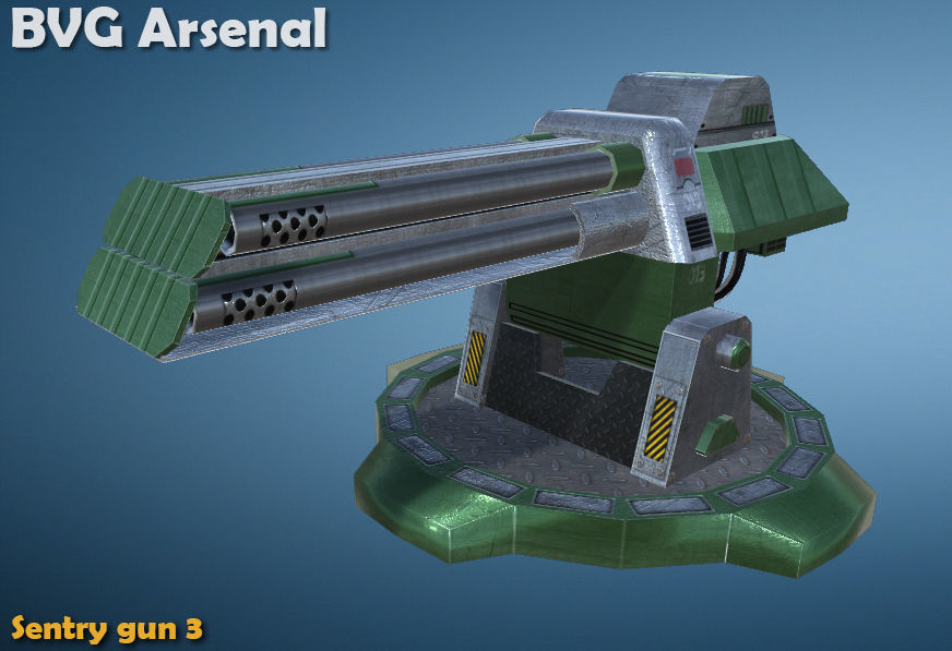 Sentinel collection - HQ Low-poly 3D model_1