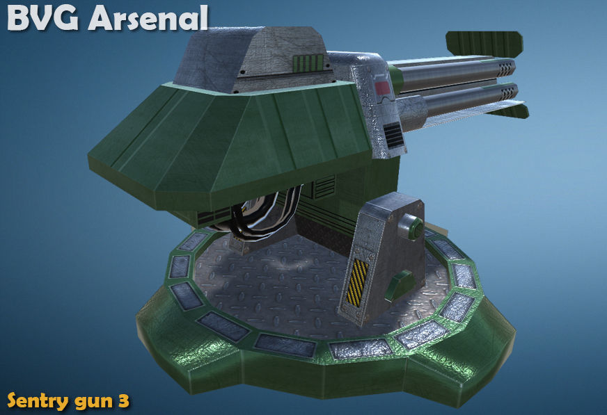 Sentinel collection - HQ Low-poly 3D model_19