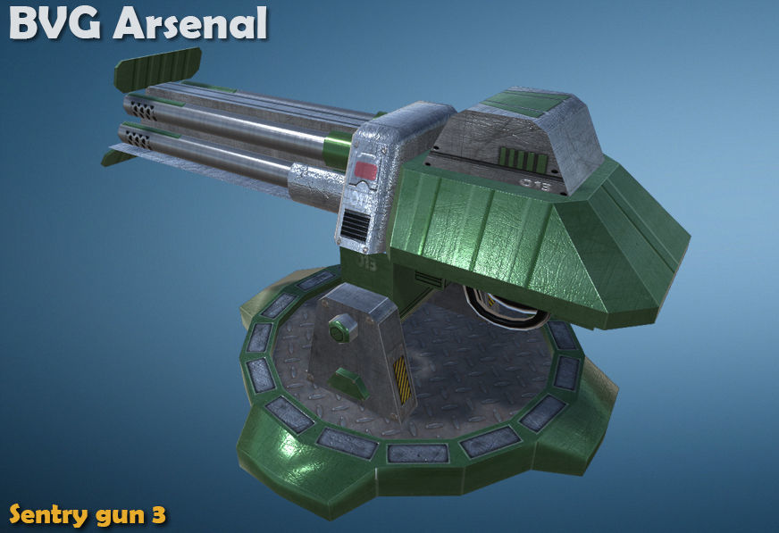 Sentinel collection - HQ Low-poly 3D model_16