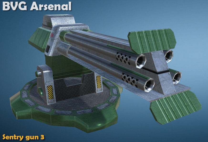 Sentinel collection - HQ Low-poly 3D model_13