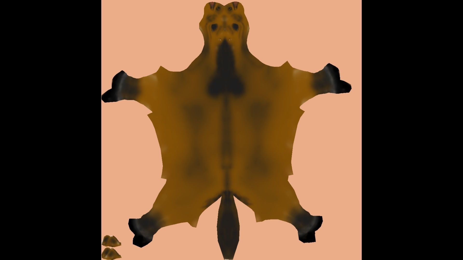 Low poly horse model Low-poly 3D model_14