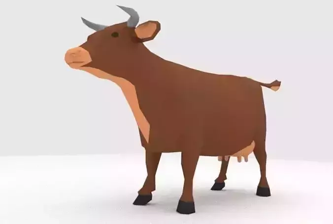 Cow LOW POLY