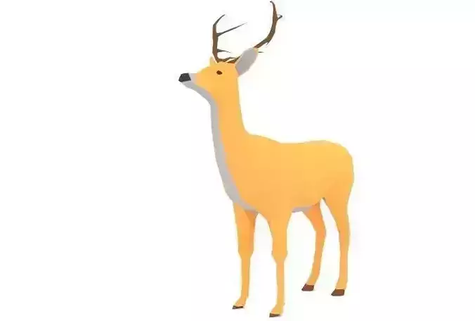 Deer LOW POLY