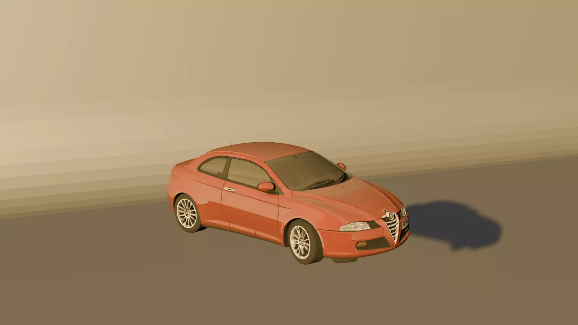 Alfa Romeo GT 2004 Sport Coupe 3D print model