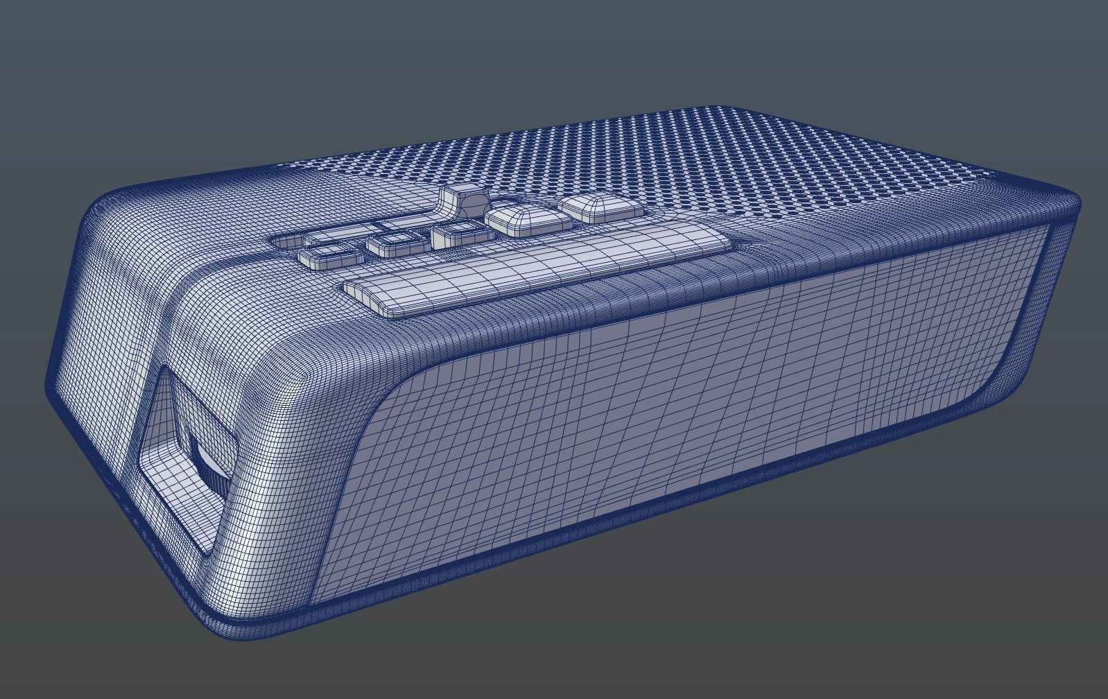 Alarm clock 3D model_1