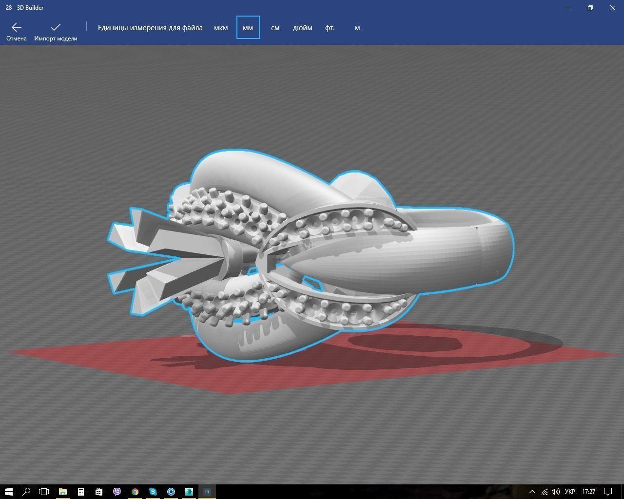 Ring gold with emeralds and diamonds 3D print model_5