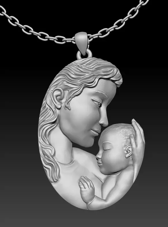 Anne kolye 3D print model