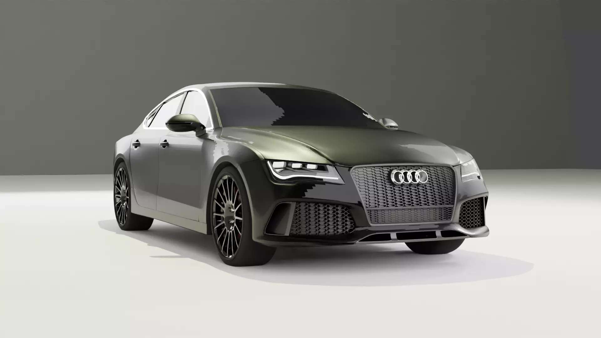 Audi rs7 2013 Low-poly 3D model