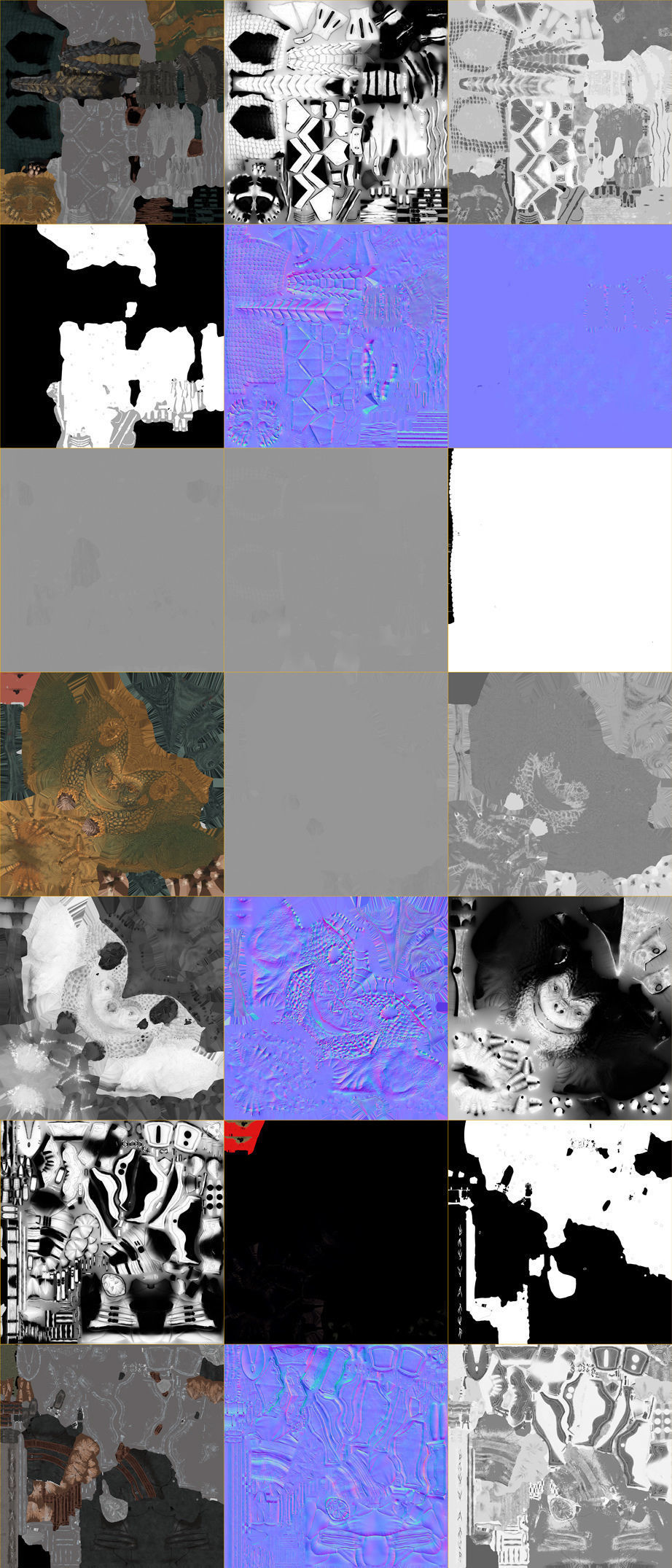 Argonian Shadow Scale Low-poly 3D model_9