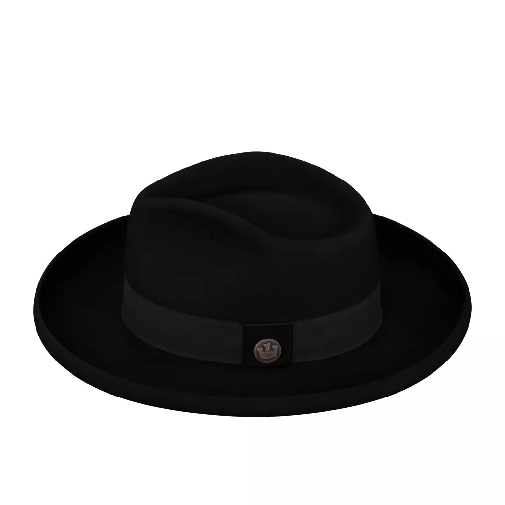 Goorin Bros Colonel Pierce Black Hat Low-poly 3D model