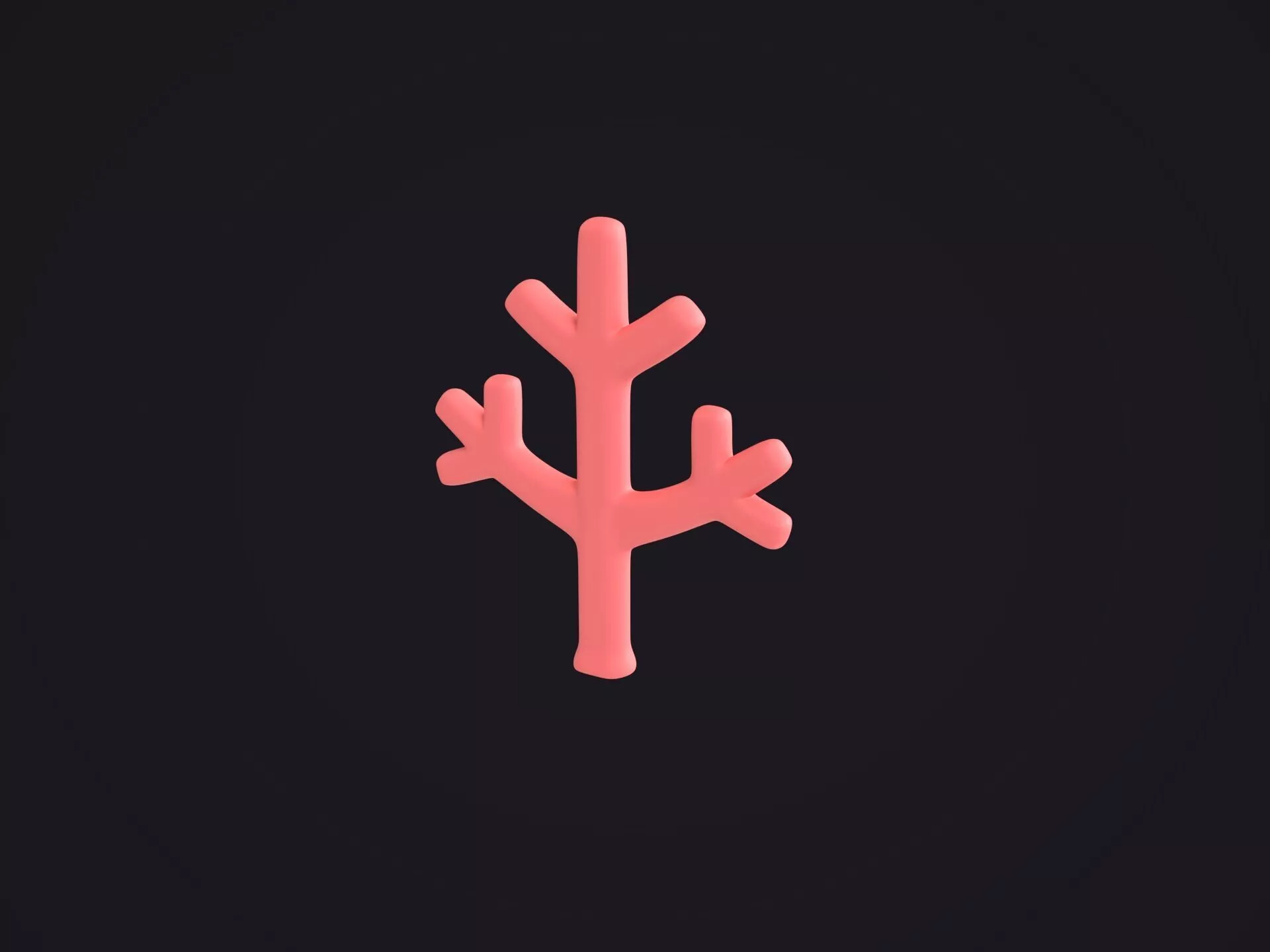 Pink Coral 3D model